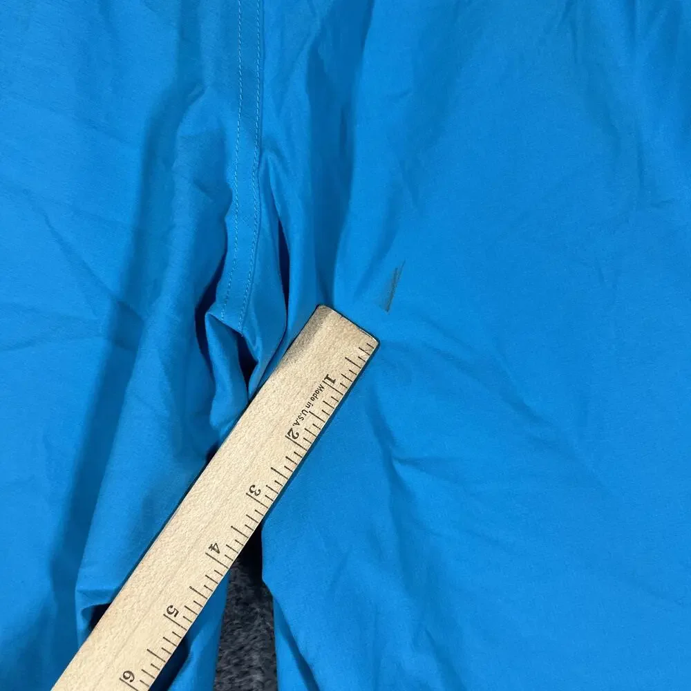 Patagonia Shorts Mens 36 Blue Board Shorts Swim Trunks Drawstring Back Pocket
